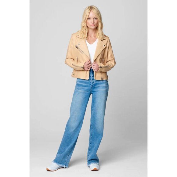 NEW NWT Blank NYC “Head to Toe” Vegan Leather Quilted Moto Jacket XS - Picture 11 of 16